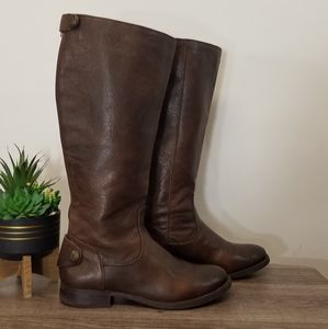 Arturo Chiang Boots Genuine Leather Brown 7.5